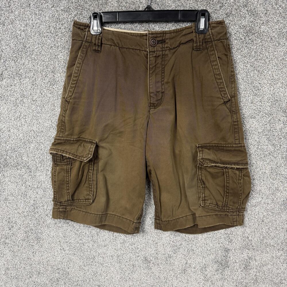Aeropostale Cargo Shorts Mens 28 Brown Earthy Utilitarian Grunge Gorpcore Cotton